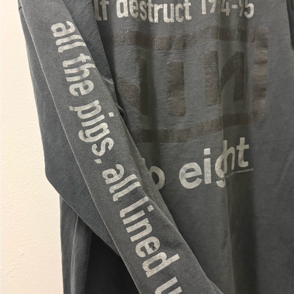Vintage rare 1994 Nine Inch Nails NIN
Downward Spiral Long Sleeve XL T-Shirt - Picture 4 of 5